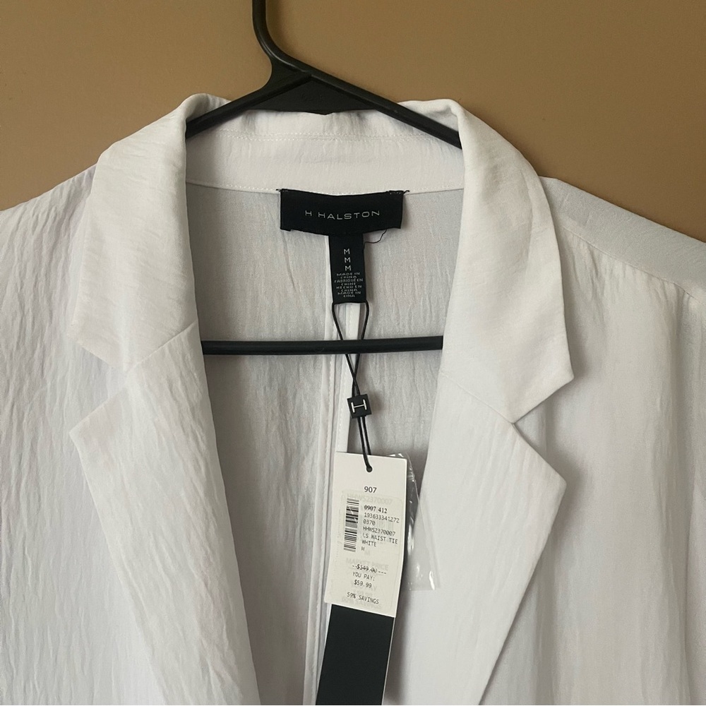 Halston Heritage Classic White Blazer - Picture 6 of 8